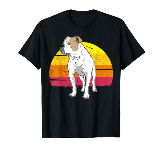 American Bulldog Old Southern White Bulldog T-Shirt for Men Women Girls Kids