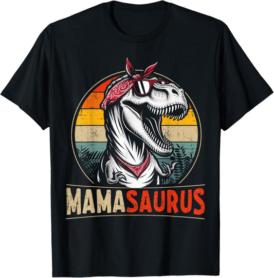 Mamasaurus dinosaur mom for mothers day christmas birthday T-Shirt