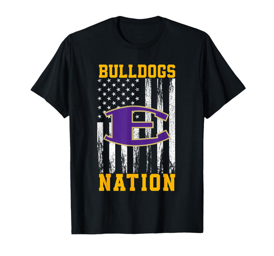 Eustace Bulldogs Logo Nation HS T-Shirt
