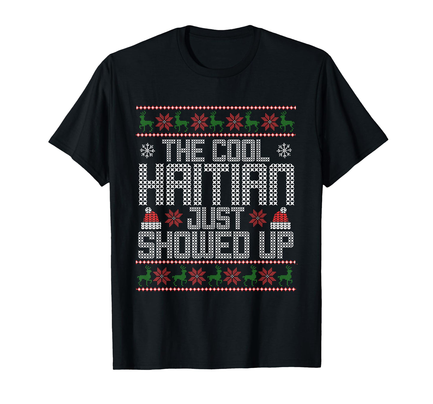 Wonderful Christmas Clothing Co Ugly Christmas Sweater Haitian T-Shirt Cool Funny Xmas T-Shirt