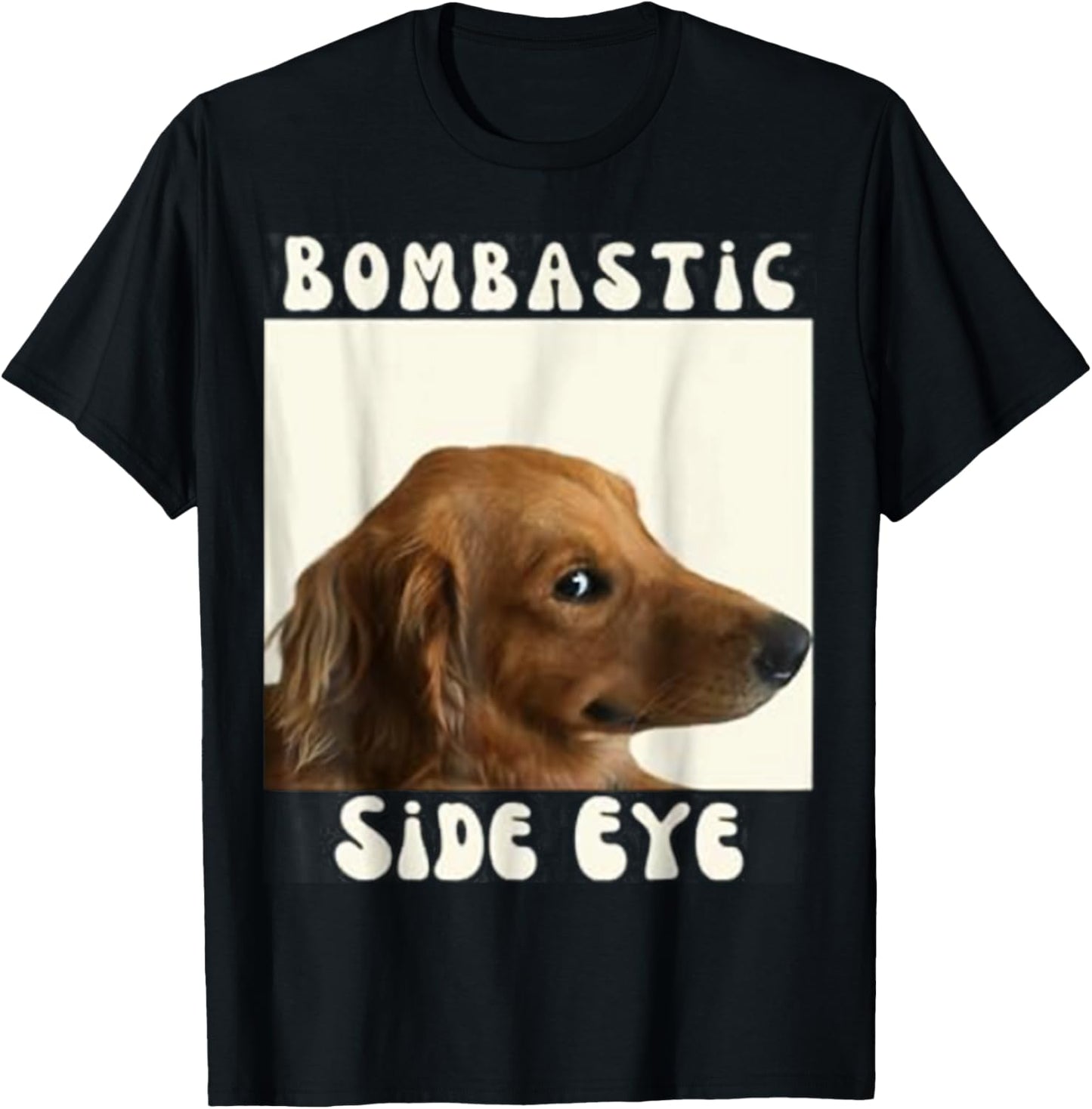 Bombastic Side Eye Funny Dog Meme Sarcastic Saying T-Shirt