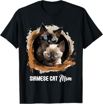 Siamese Cat Mom Siamese Cat T-Shirt