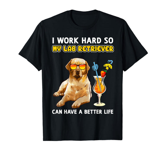 Funny Yellow Lab Shirt Labrador Retriever Lover T-Shirt