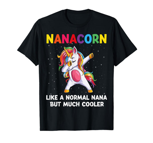 NanaCorn Nana Unicorn Birthday Family Matching Bday Party T-Shirt