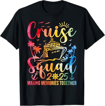 Cruise Squad 2025 Summer Vacation Matching Family Group T-Shirt