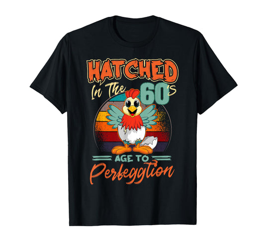 Chicken 60th Birthday Perfeggtion Chick Barnyard Farm Barn T-Shirt