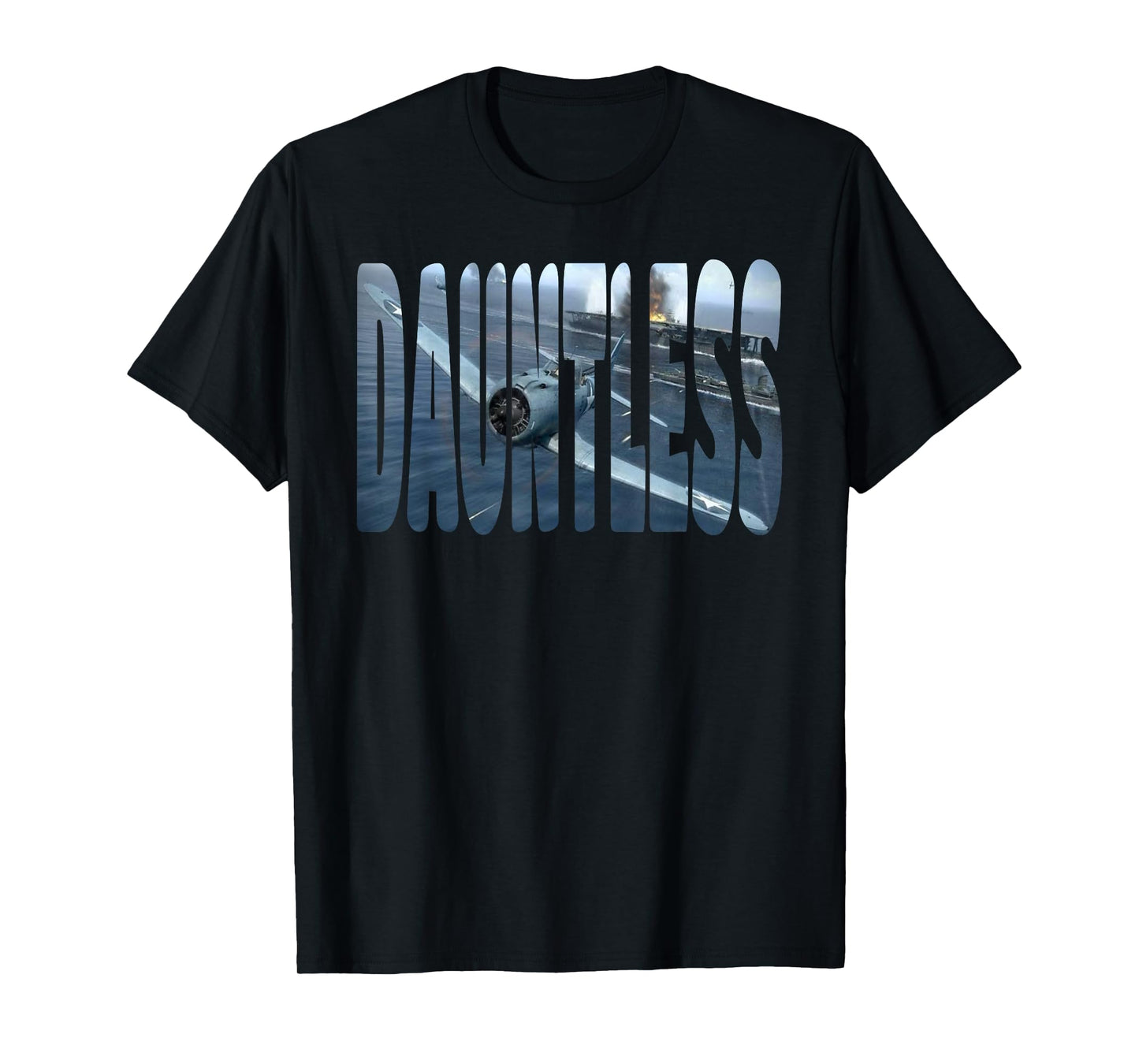 Military F&L Design Co. WW2 Warbirds SBD Dauntless Plane Aircraft Aviation Hobbyist T-Shirt, Small, Black