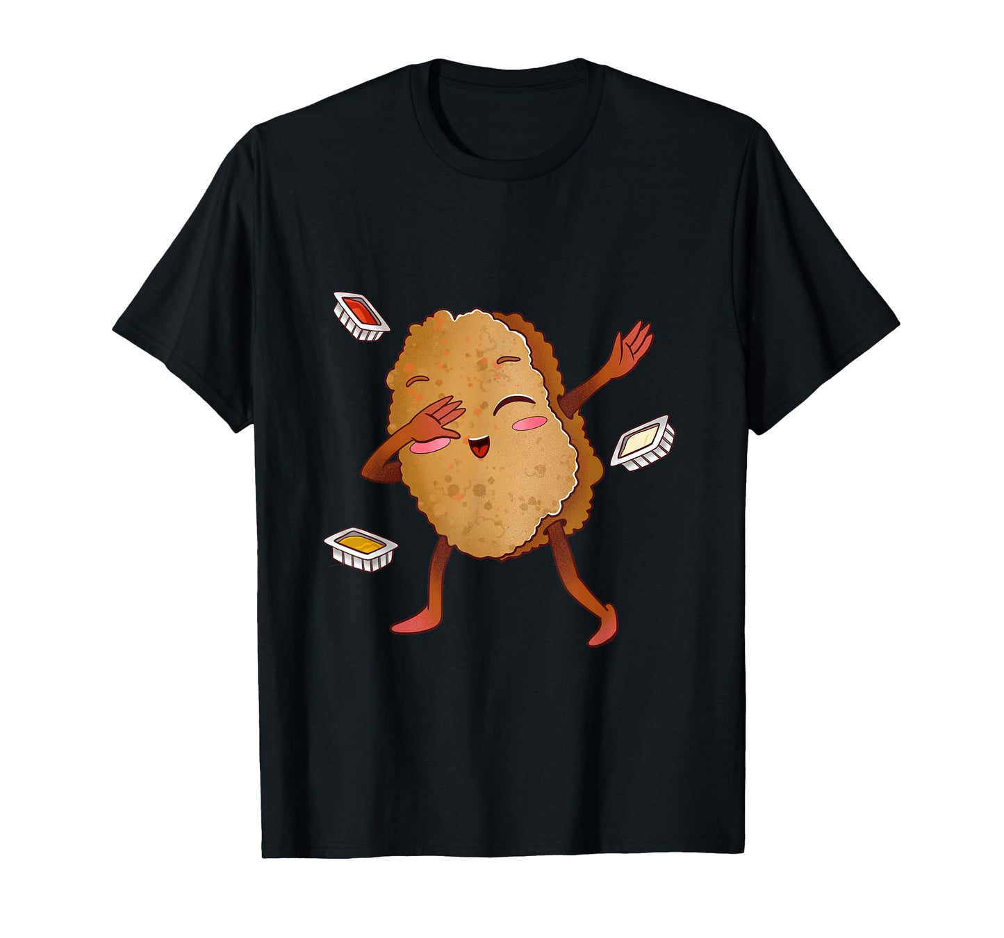 Funny Dabbing Chicken Nugget Chicken Nuggets Lover T-Shirt