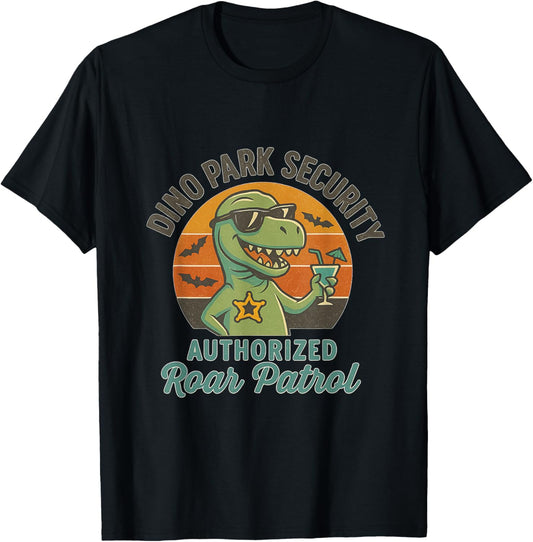 Cool T-Rex with Sunglasses funny Beach Graphic Tee T-Shirt