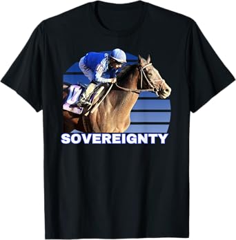 Sovereignty Horse, Horse Racing, Santa Anita, Del Mar, Horse T-Shirt