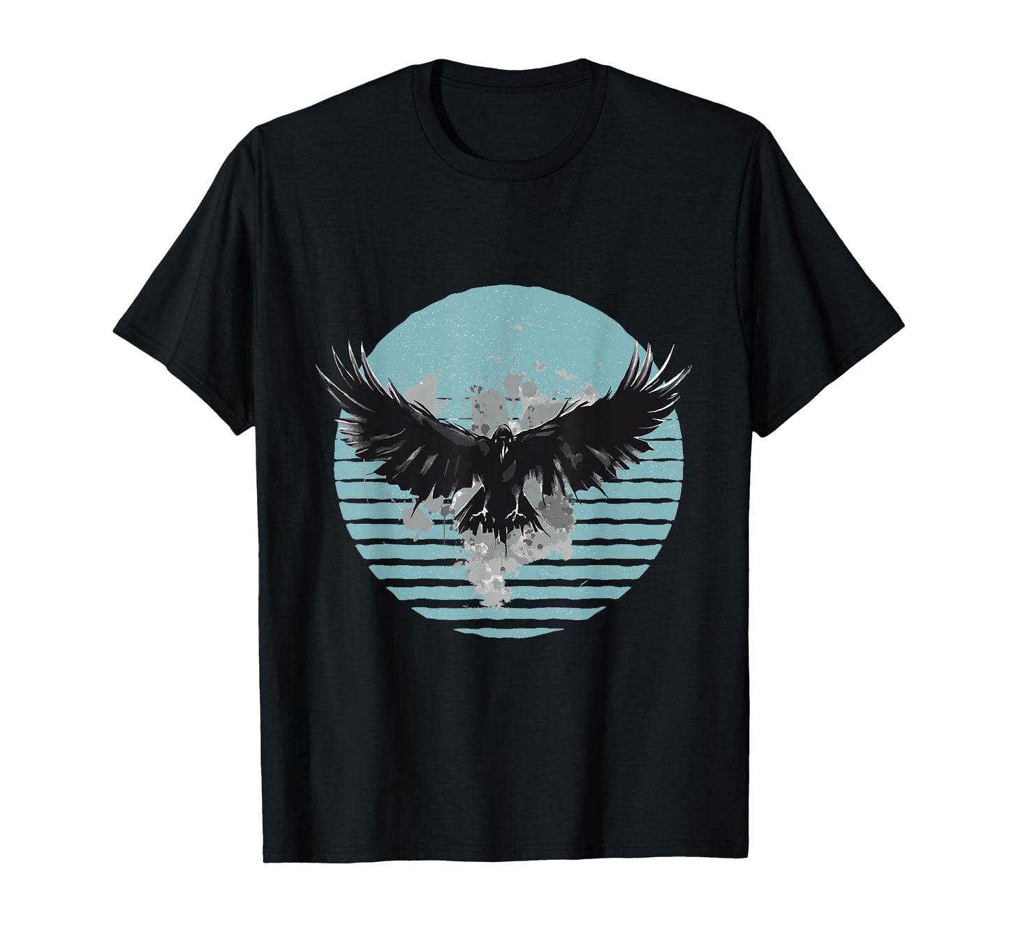 Raven moon Gothic raven Dark nature Mystical bird Raven Art T-Shirt