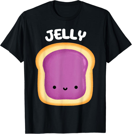 Peanut Butter and Jelly Couple Matching Costume Halloween T-Shirt