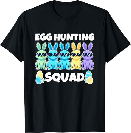 Easter Bunny Squad Humor Egg Hunting Day T-Shirt