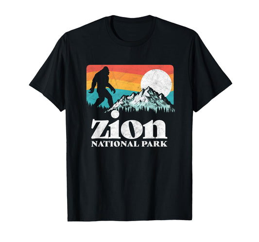 Zion National Park Utah Bigfoot Mountains T-Shirt