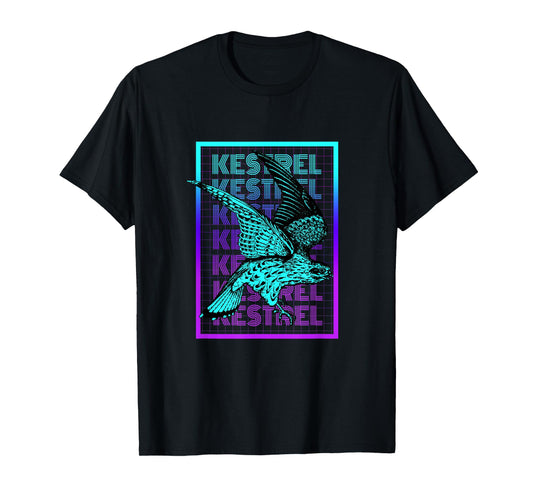 Kestrel Bird Vintage Retro Kestrel T-Shirt