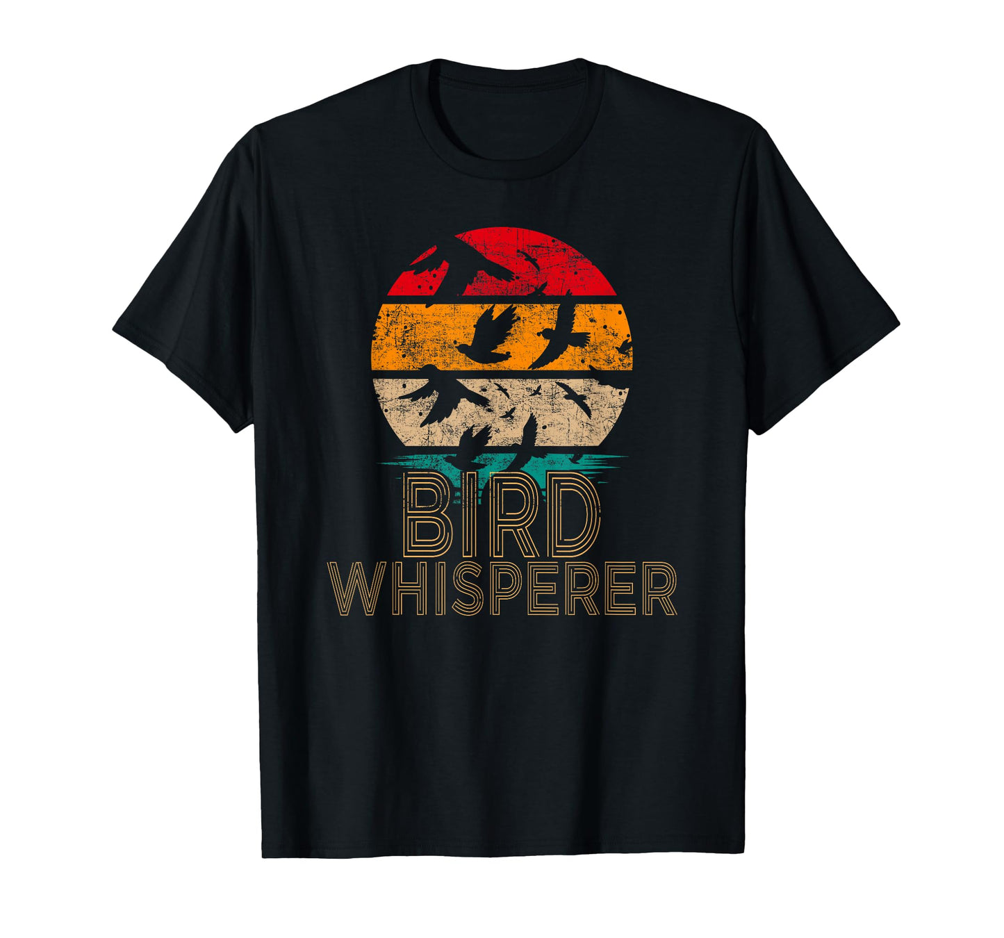 Bird Whisperer Retro Vintage Distressed Bird Watcher T-Shirt