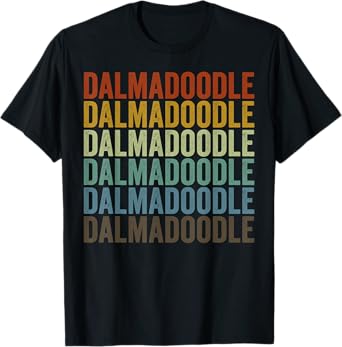 Dalmadoodle Retro T-Shirt