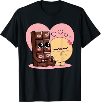 Choco And Pancake Couples Love Sweet Romantic Partners Ideas T-Shirt