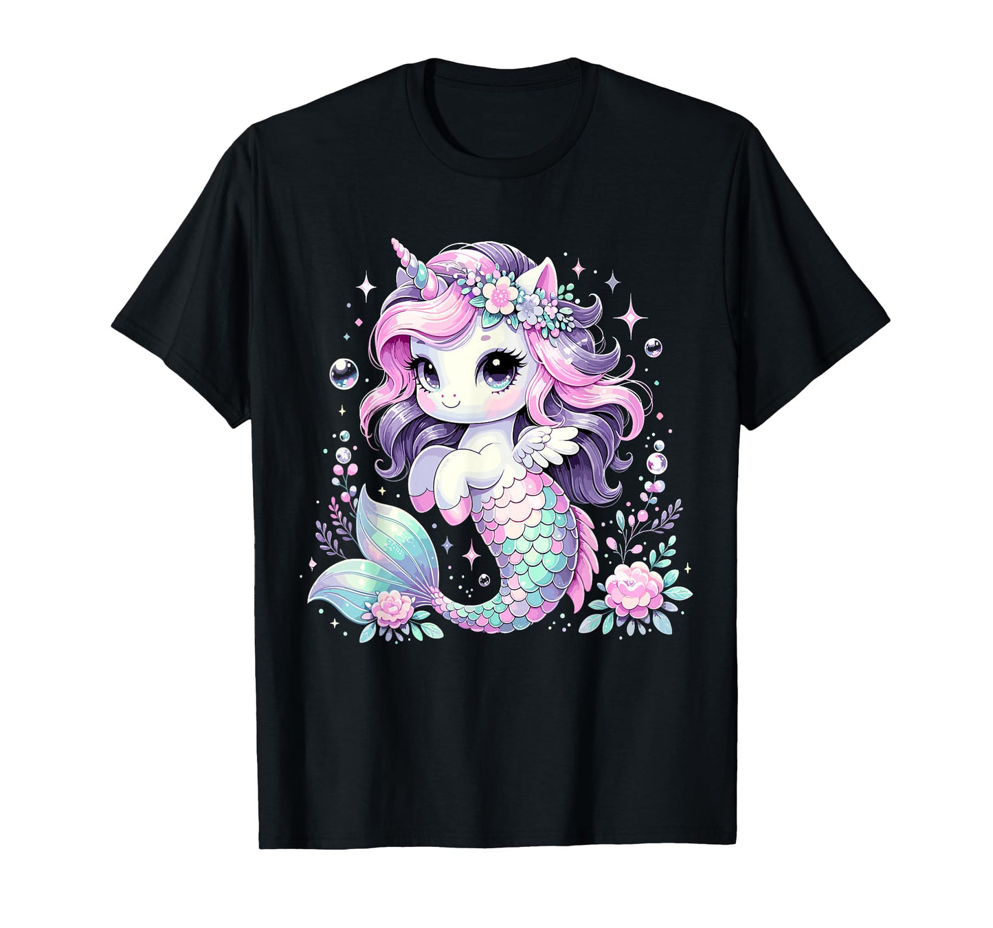 Unicorn Mermaid Birthday Party Mermicorn T-Shirt