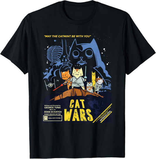 Cat Wars for Cat Lovers Perfect Funny Gift T-Shirt