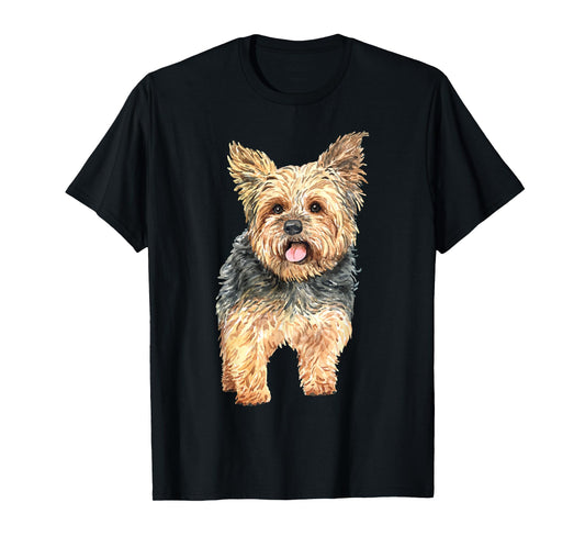 Watercolor | Yorkie Yorkshire Terrier Owners T-Shirt