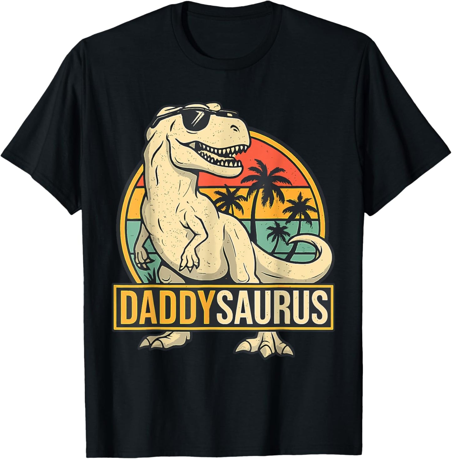 Daddysaurus T Rex Dinosaur Daddy Saurus Family Matching T-Shirt