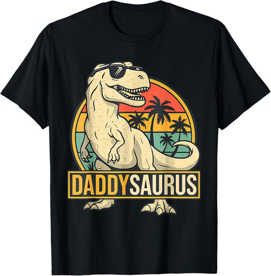 Daddysaurus T Rex Dinosaur Daddy Saurus Family Matching T-Shirt