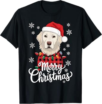 Christmas White English Cream Golden Retriever Mom Dog Puppy Men Women T-Shirt