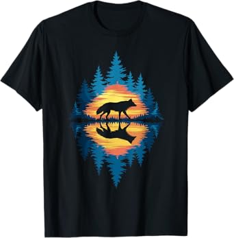 Wolf Forest Nature Wildlife Outdoor Men Women Kids Boys T-Shirt