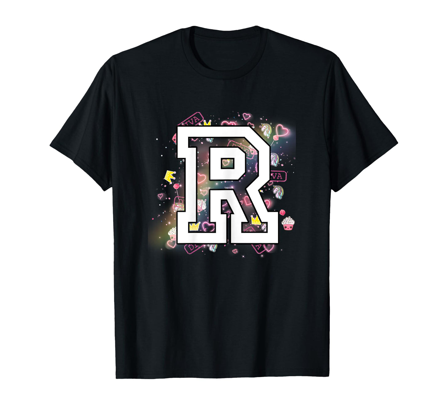 Kids Letter R Clothing For a Girl Who's Name Starts With R T-Shirt