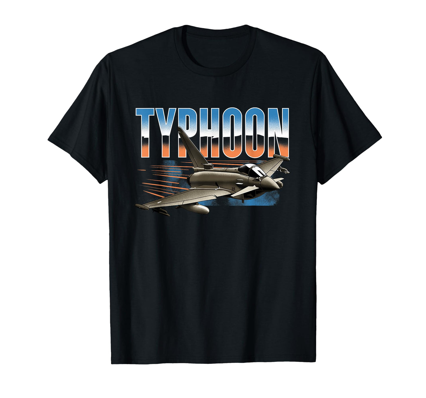 Military Warbird Airplane Typhoon T-Shirt