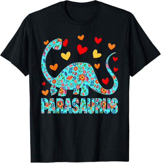 Parasaurus Paraprofessional Paraeducator Dinosaur Lover T-Shirt