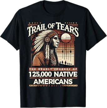 Trail Of Tears The Deadly Journey Of Native American T-Shirt