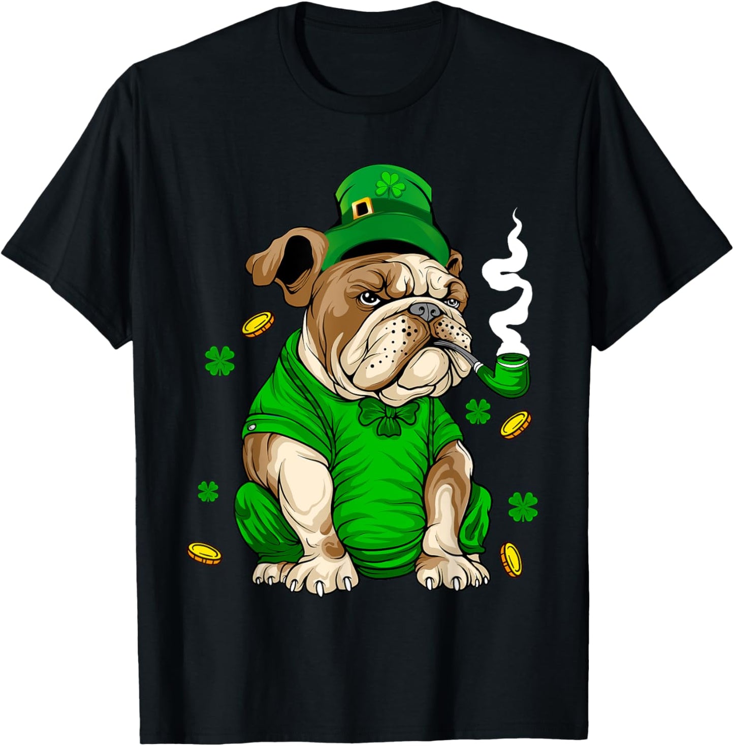 St Patricks day Bulldog Dog irish Saint Patrick Day T-Shirt
