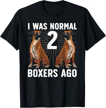Cool Boxer Dog For Men Women Brindle Owner Trainer Dog Lover T-Shirt