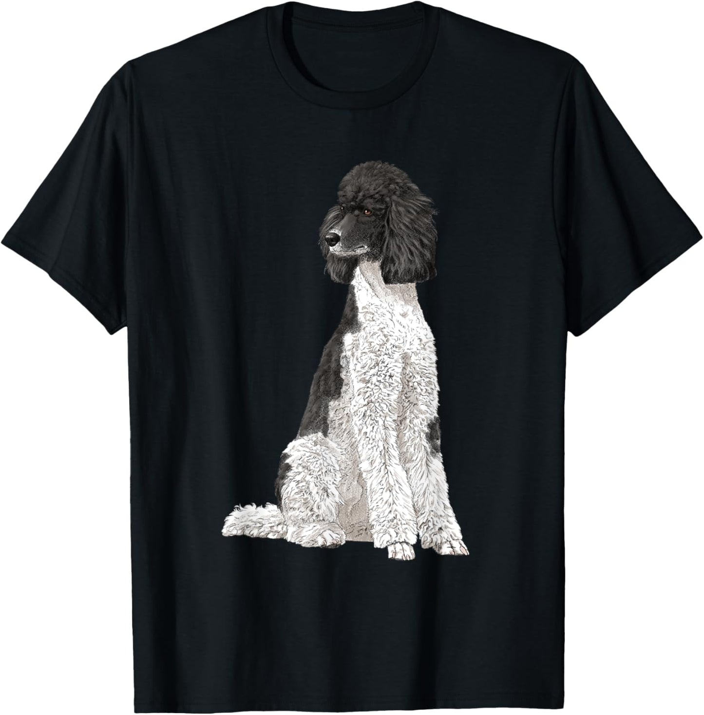 Sitting Dog Poodle T-Shirt