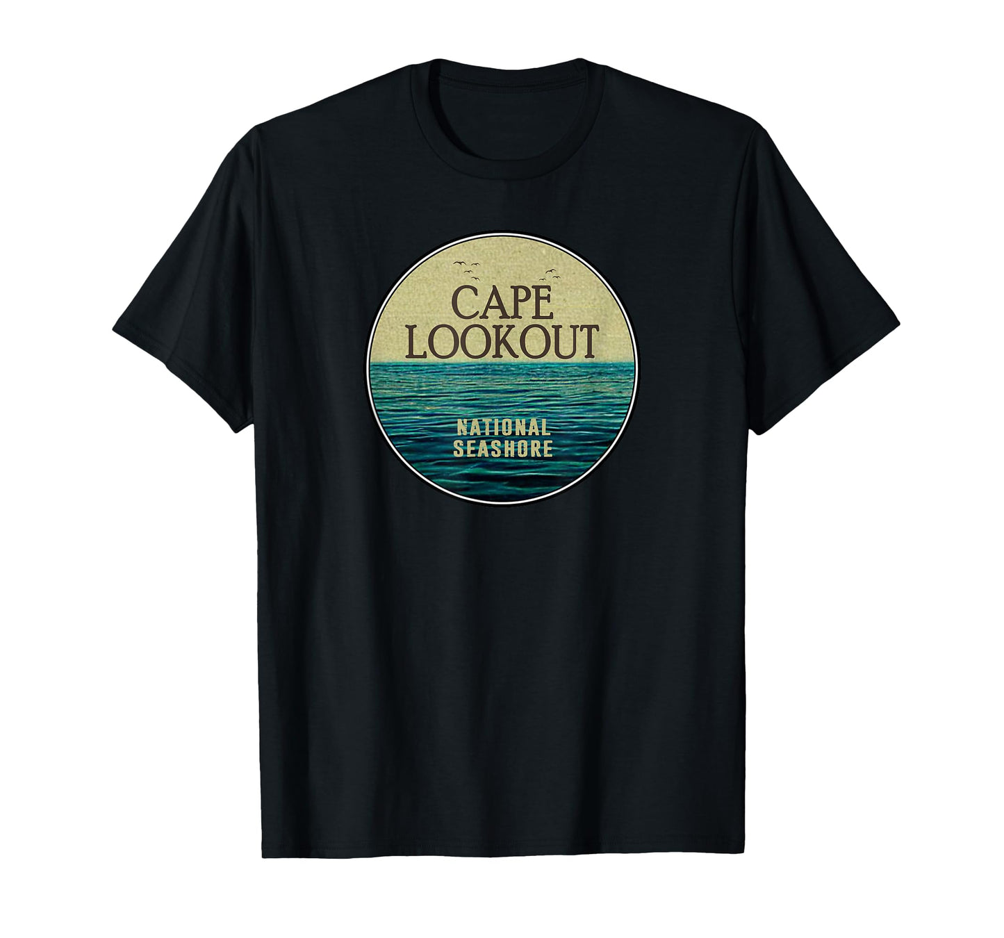 Cape Lookout National Seashore Ocean Birds T-Shirt
