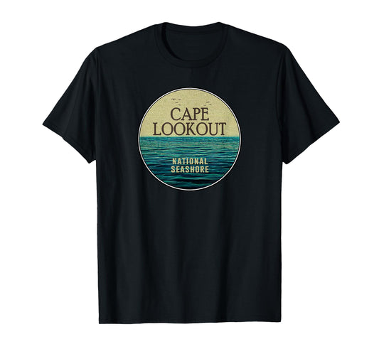 Cape Lookout National Seashore Ocean Birds T-Shirt