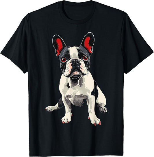French Bulldog Dog Motif Pet Artwork French Bulldog T-Shirt