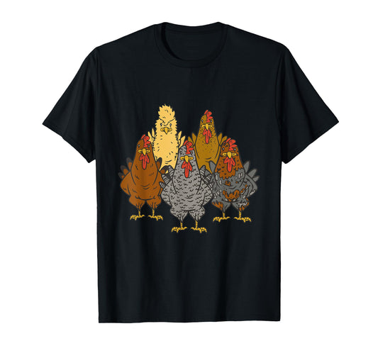 Chicken Animal Print Farm Chicken T-Shirt