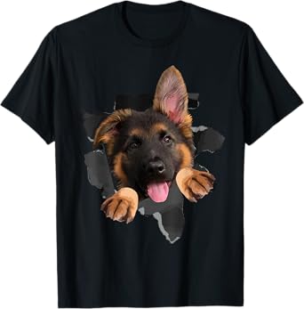 Funny German Shepherd Lovers Design For Men Women Pet Dog T-Shirt