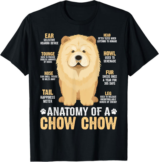 Anatomy Of A Chow Chow T-Shirt