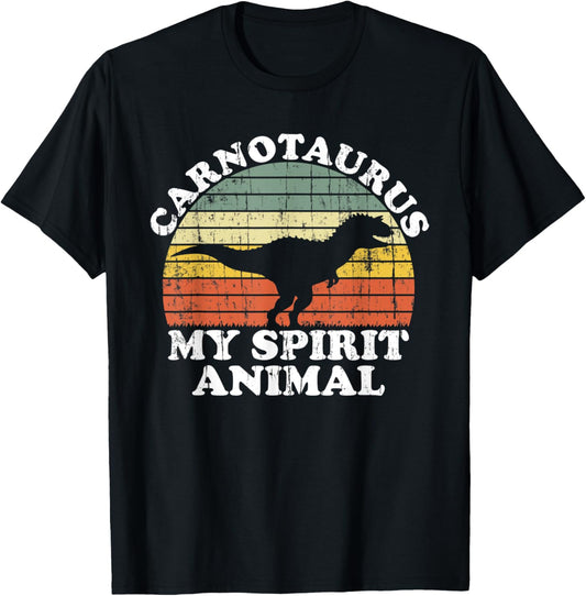 Carnotaurus Dinosaur Spirit Animal Paleontologist Gift T-Shirt
