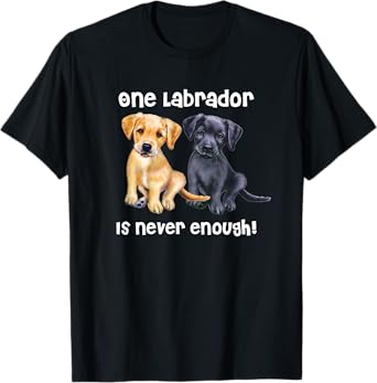 Labrador Pet Dog Funny T Shirt Gift black golden yellow lab T-Shirt for Men Women Kids