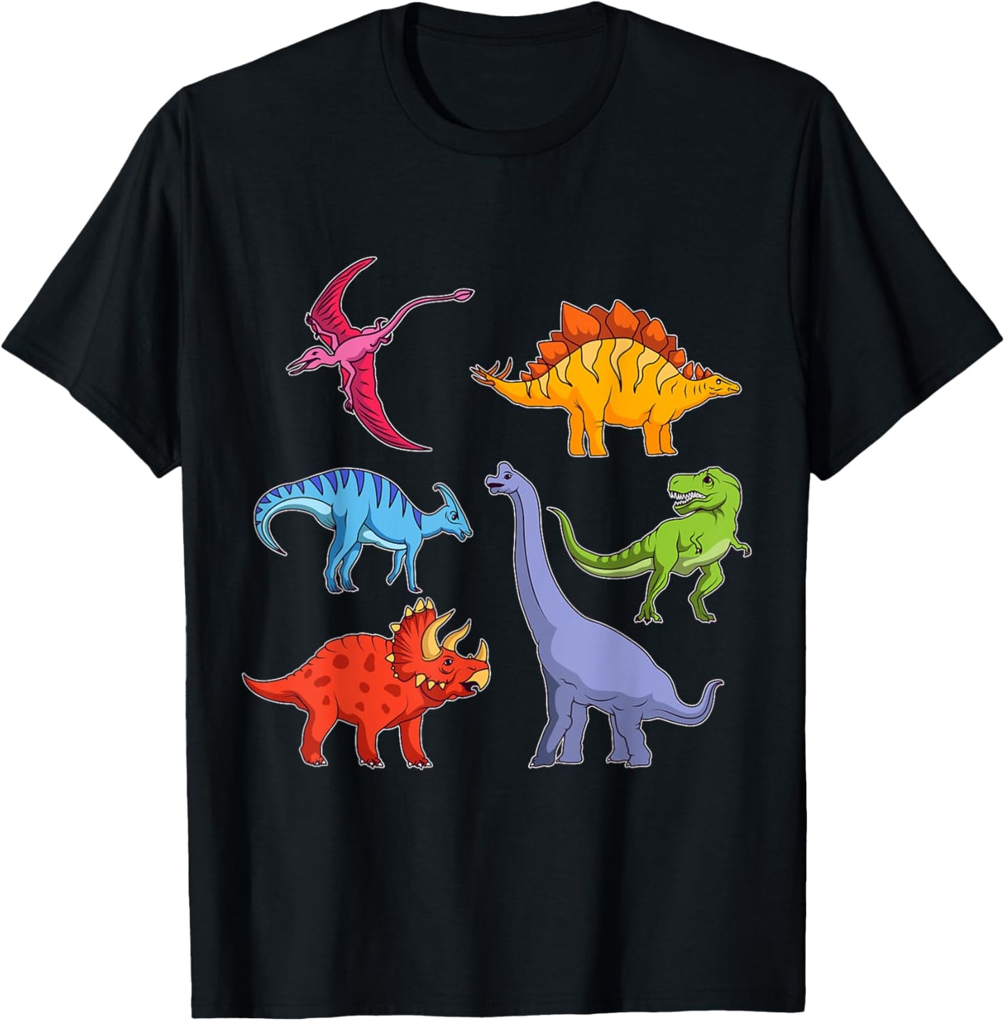 Dinosaur Stegosaurus gift idea for boys and kids T-Shirt
