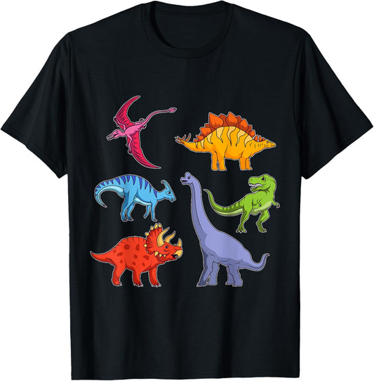 Dinosaur Stegosaurus gift idea for boys and kids T-Shirt