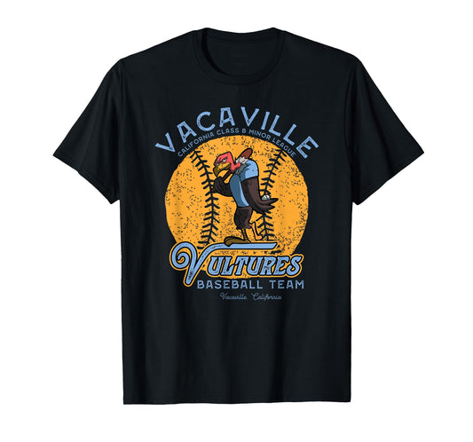 Vintage Vacaville Vultures Retro Minor League Baseball Team T-Shirt
