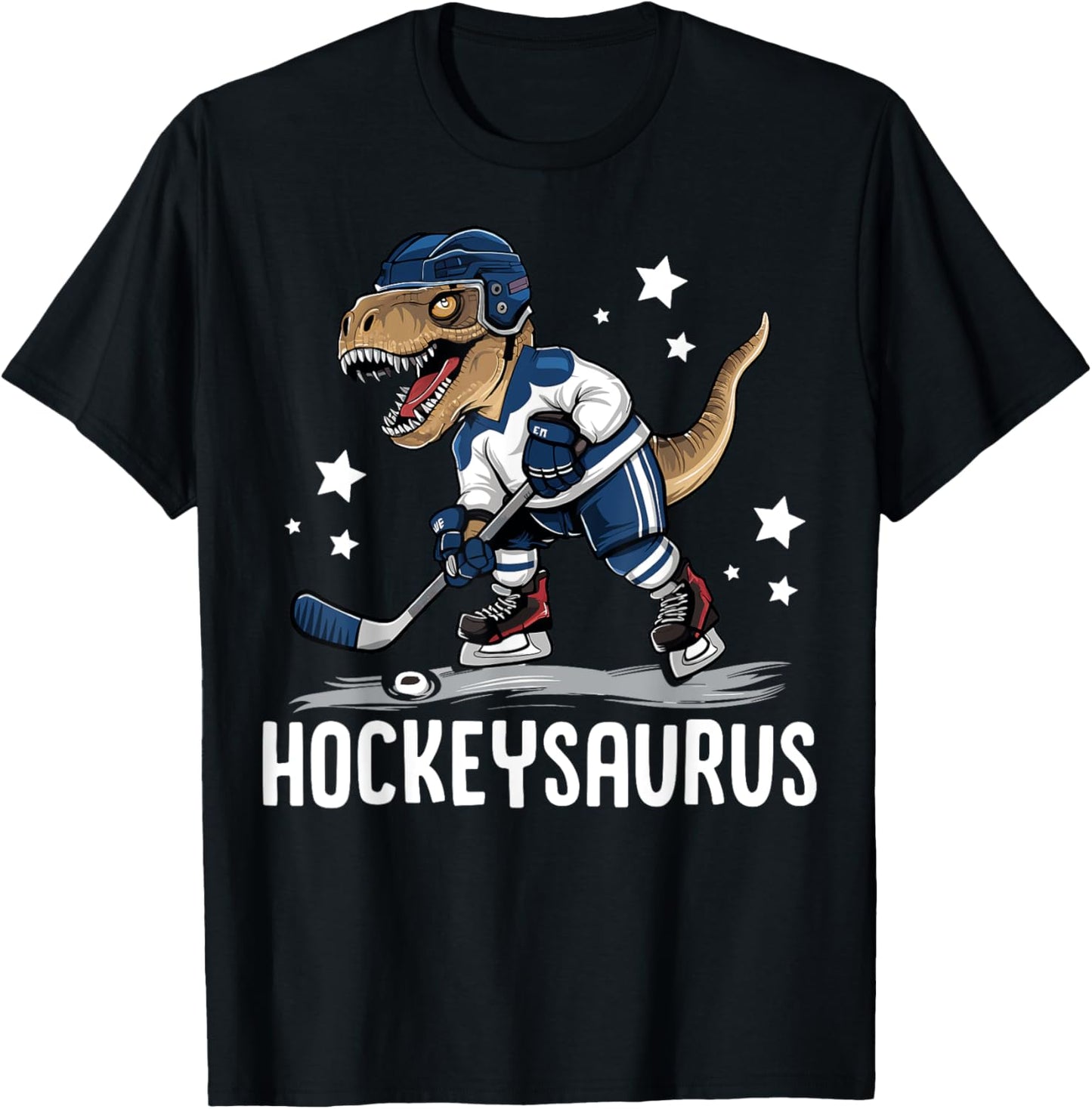 Hockeysaurus Funny Dinosaur Hockey Kids Hockey Boy T-Shirt