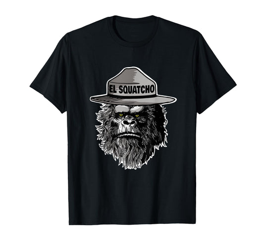 El Squatcho Forest Ranger Bigfoot T-Shirt