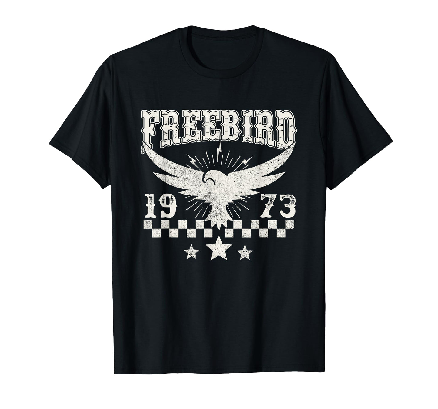 Free Eagle Bird 1973 American Western Country Music Lover T-Shirt